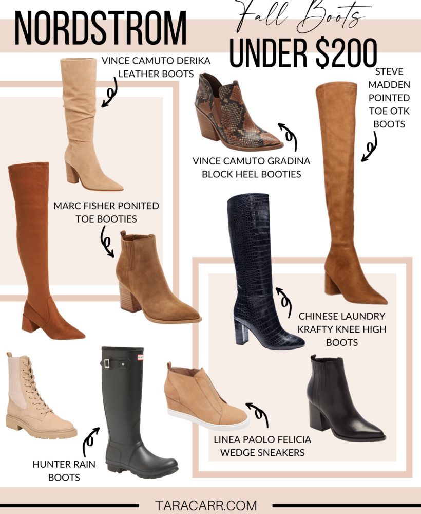 Fall Boots Under $200 with Nordstrom